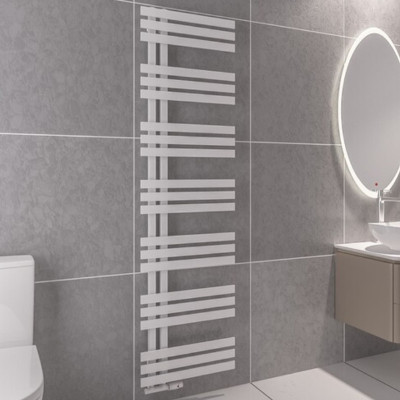 RADIATOR DECORATIV DE BAIE HEKO ELCHE 1200X500 ALB TEXTURAT. Poza 44443